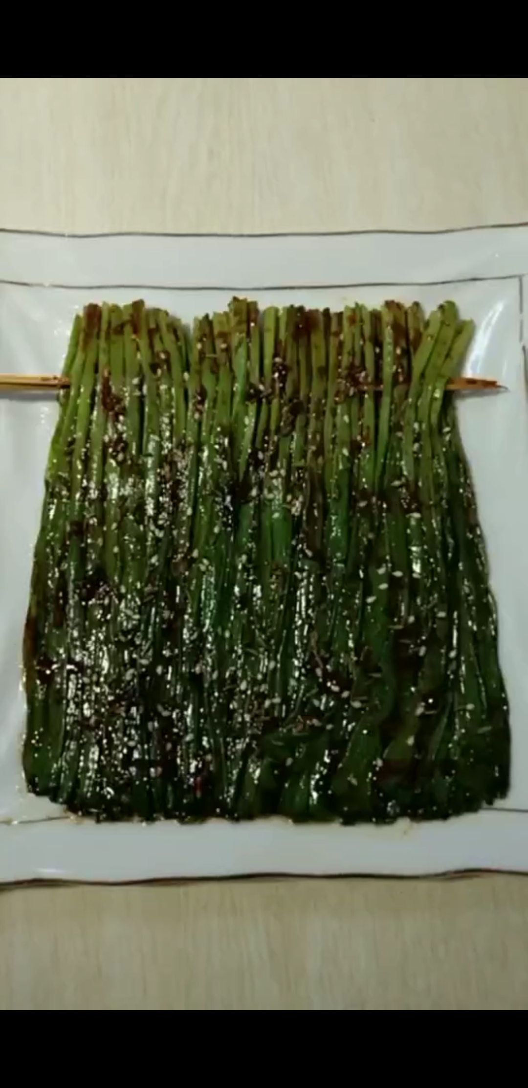 #自制美食#烧烤韭菜做法