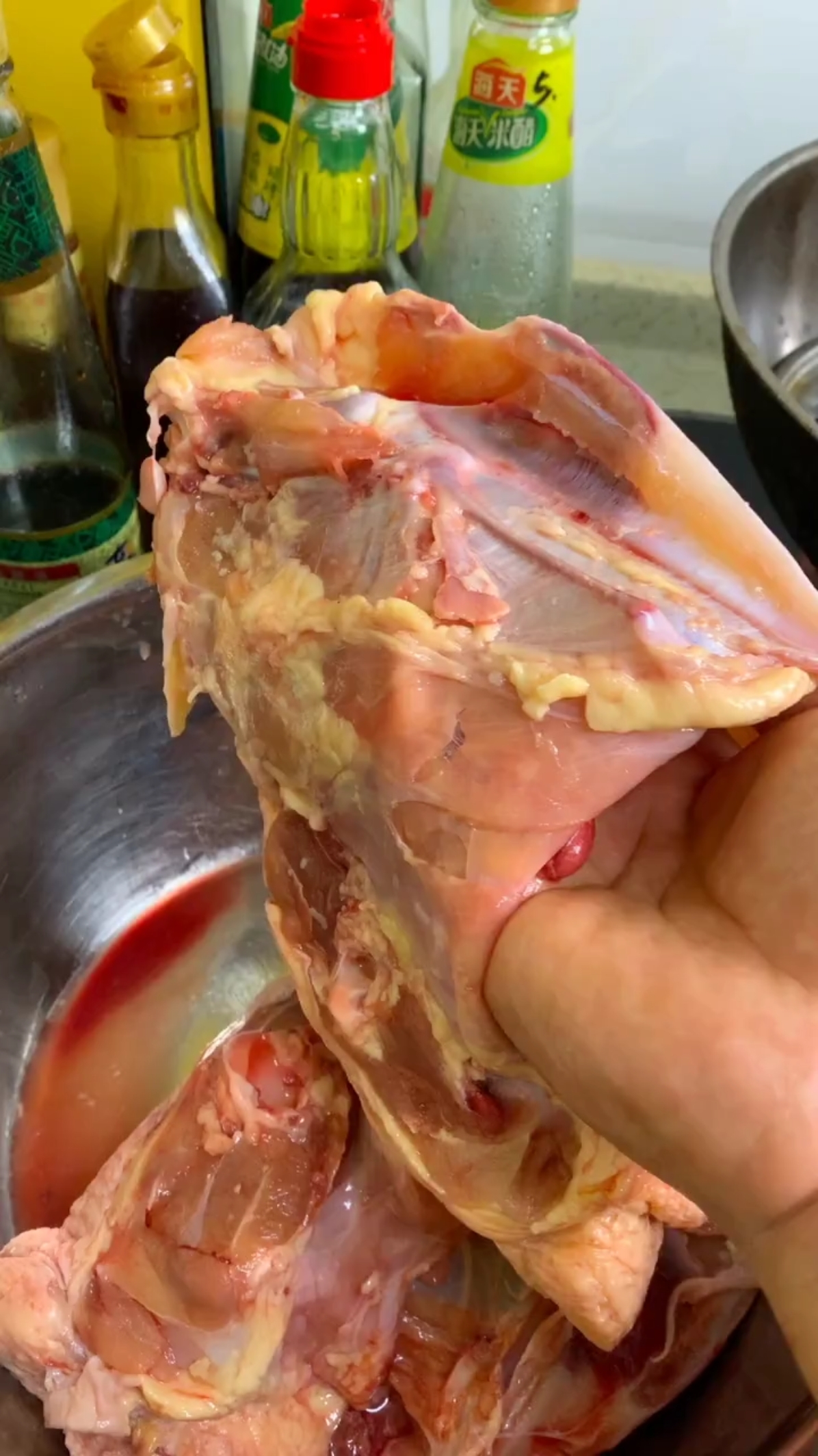 家庭版熏鸡骨架