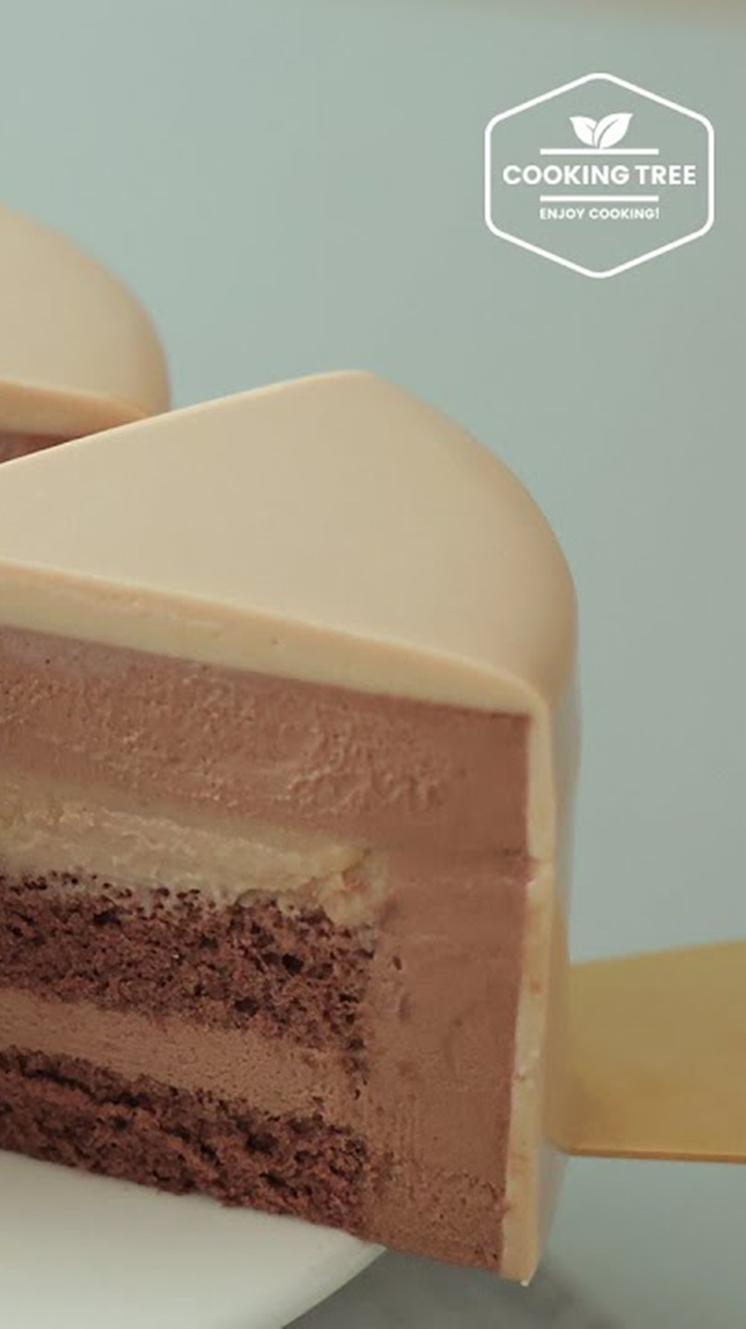 #治愈系#伯爵灰巧克力芝士蛋糕 (下)