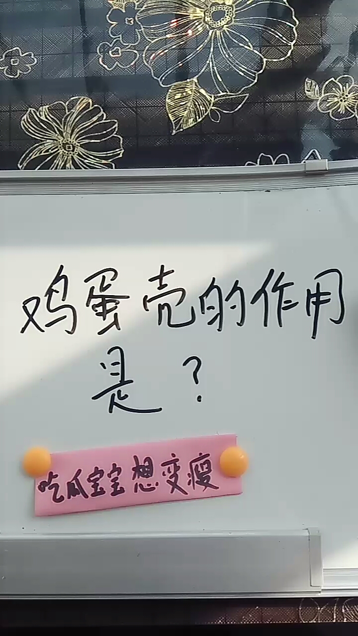 鸡蛋壳的作用是什么?