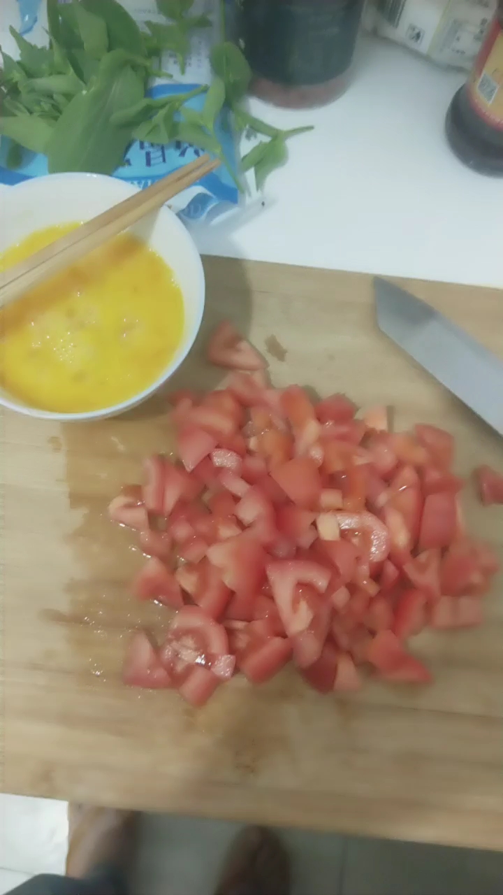 #黑暗料理之王#好吃的西红柿鸡蛋面好了