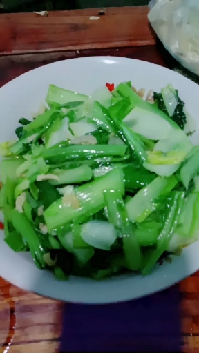 虾米炒油菜好看又下饭 
