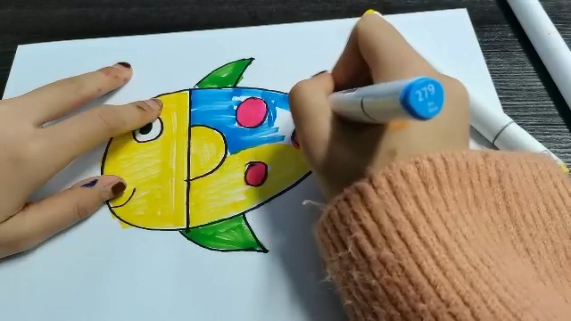 超简单简笔画,教你如何画一条可爱的小鱼,点进来看看吧!