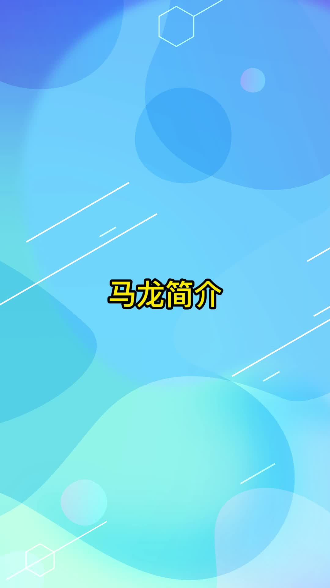 马龙简介