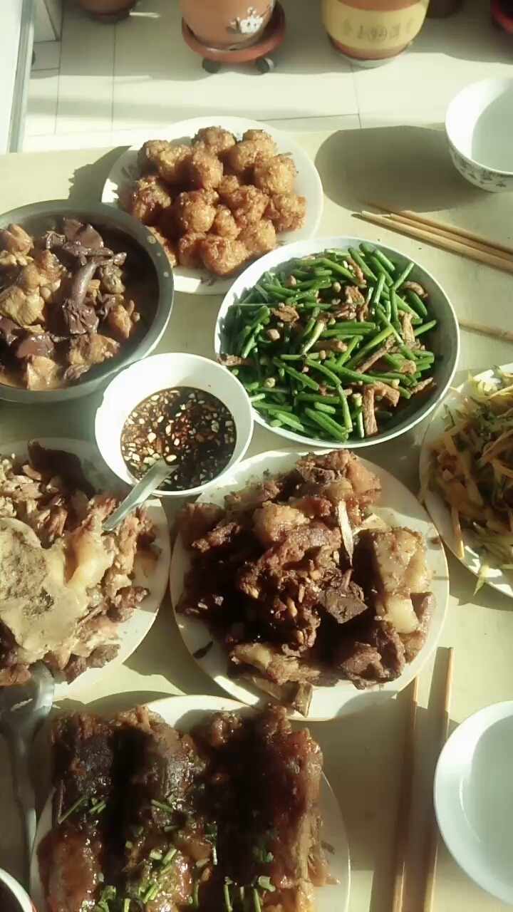 #过年你家吃什么#准备好了,开造了