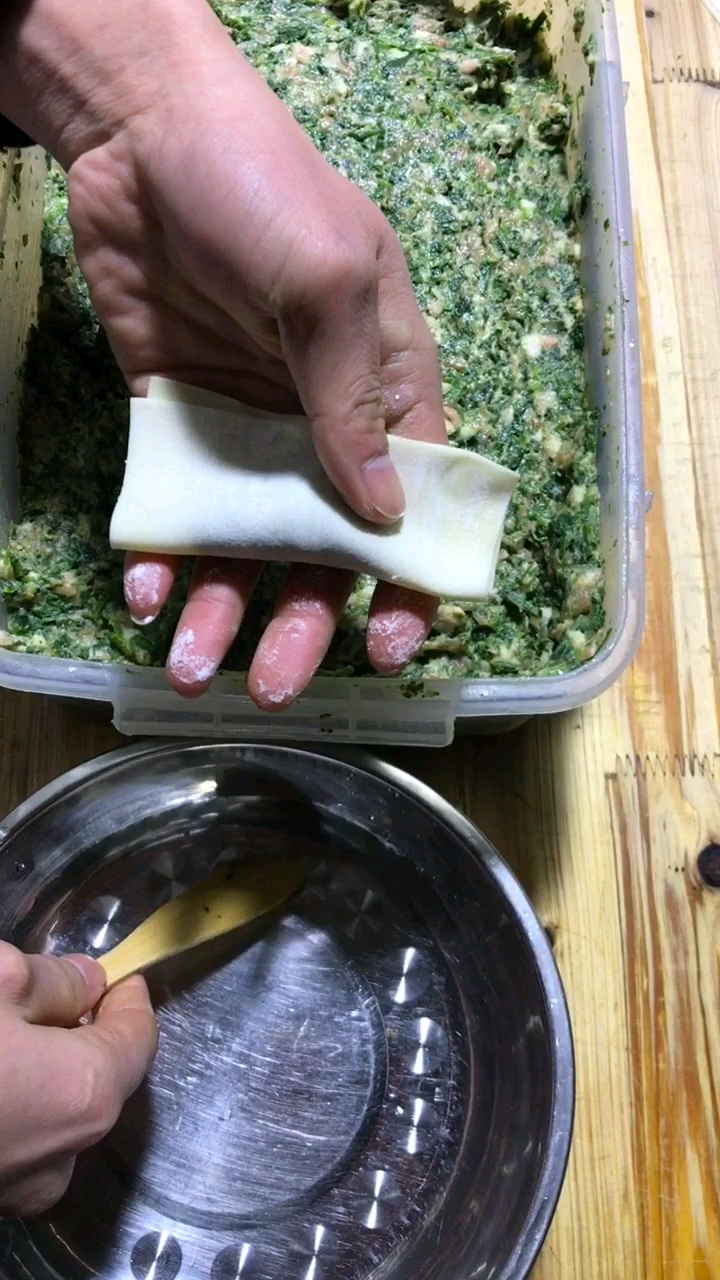 慢动作大馄饨手法教程。