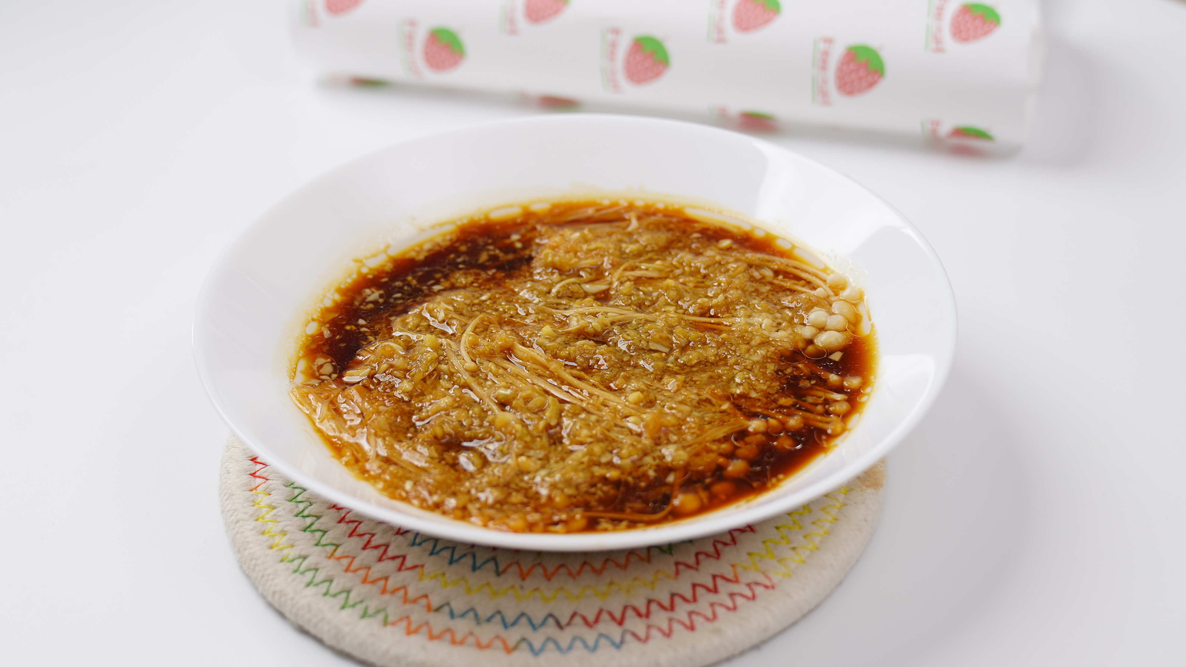 低脂孕妇餐推荐,蒜蓉蒸金针菇,可以增强孕妈新陈代谢功能