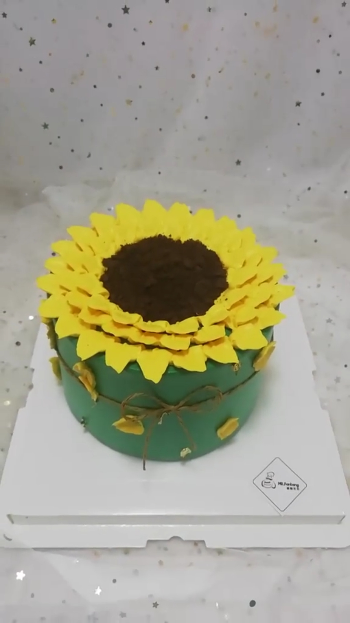 #生日蛋糕#向日葵蛋糕