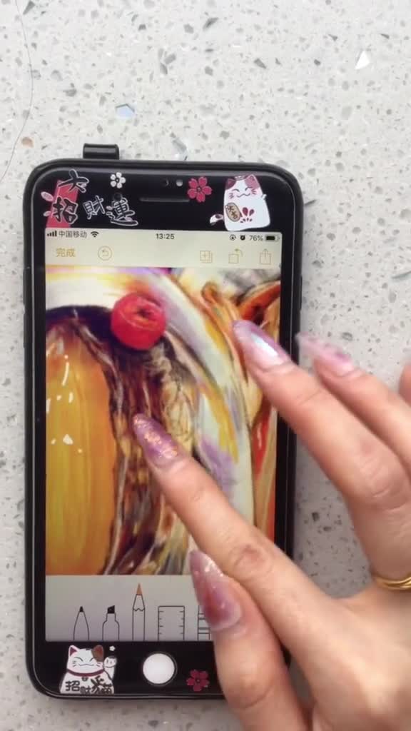 再发一次,不要限流了呀,这么美味的香辣鲍鱼,用备忘录画了好久呢备忘录手绘指绘手绘