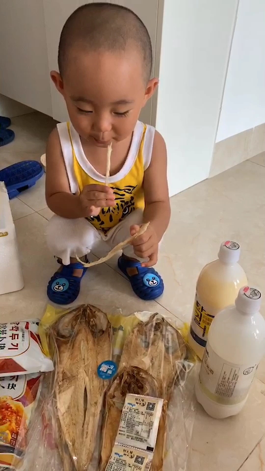 干明太鱼都吃的这么香