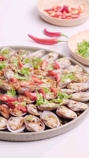 #自制美食#好吃的浇汁花甲~~自己在家就能做