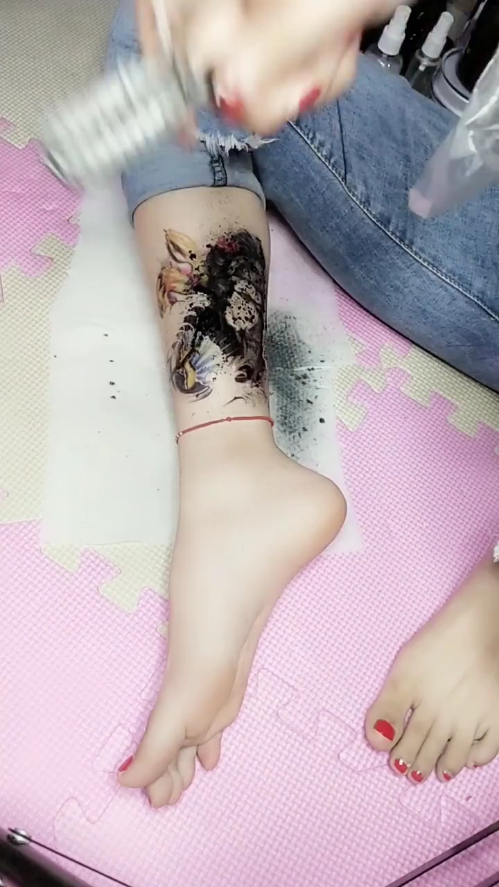 #再不减肥就晚了#纹身上色