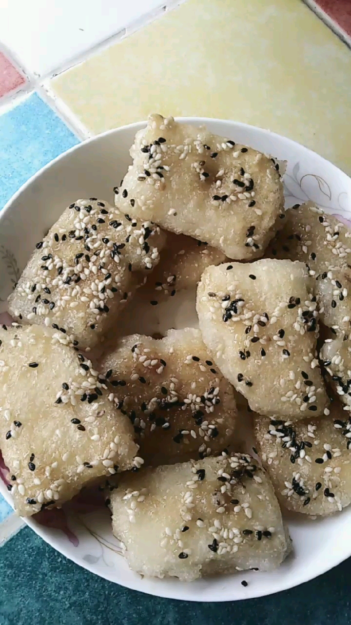 外酥里糯的炸年糕