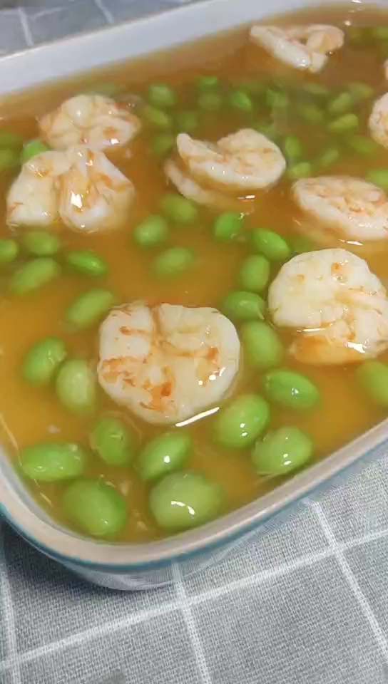 虾仁青豆蒸蛋教程来了