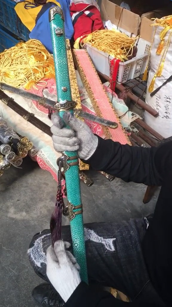 绿色鱼纹,精致美丽