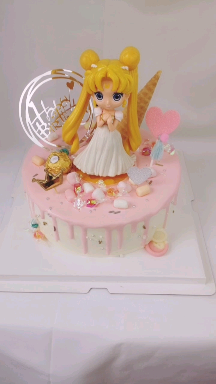 #加油高考#粉色系,淡奶油蛋糕!