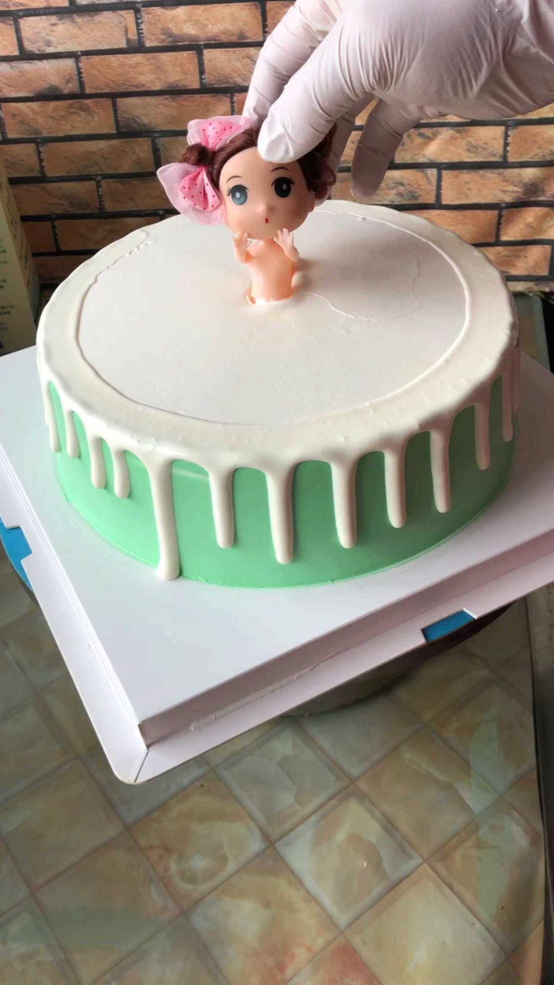 #爱美食爱生活#小公主蛋糕制作