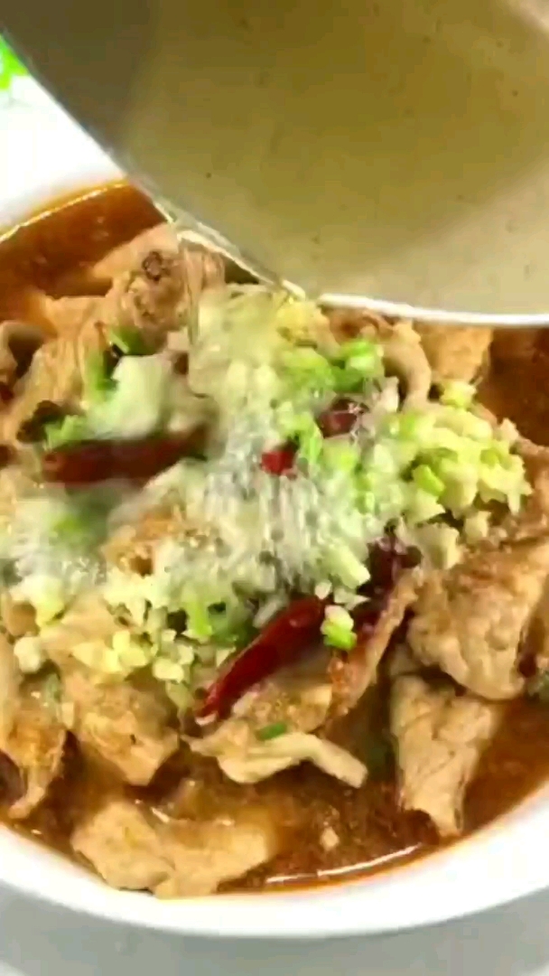 水煮里脊肉片