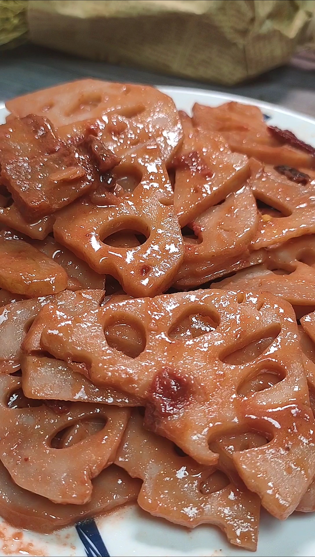#美食#莲藕这样做爽脆入味又下饭...