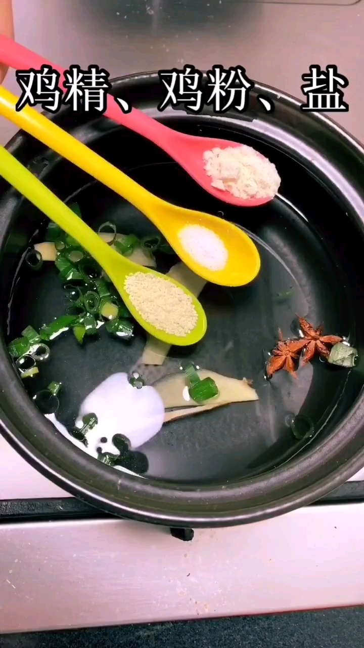 鸡精、鸡粉、盐