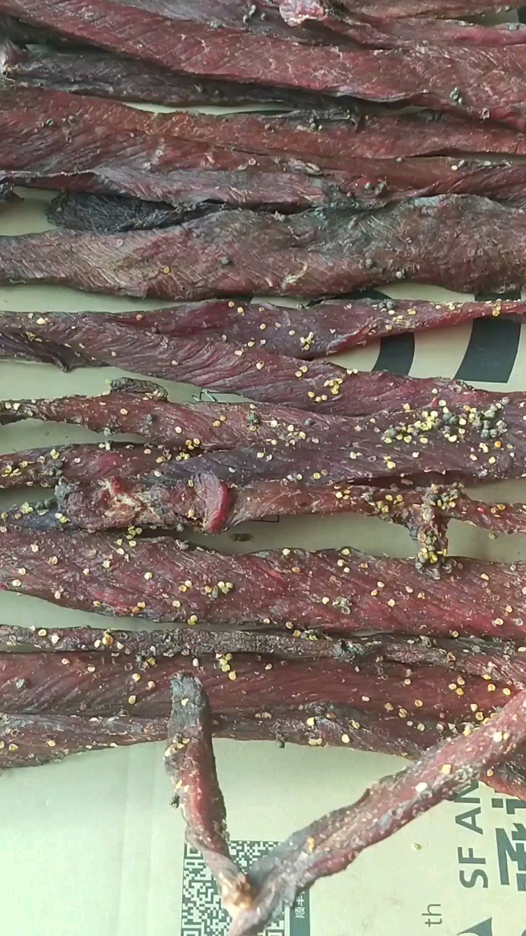 手撕牛肉干!