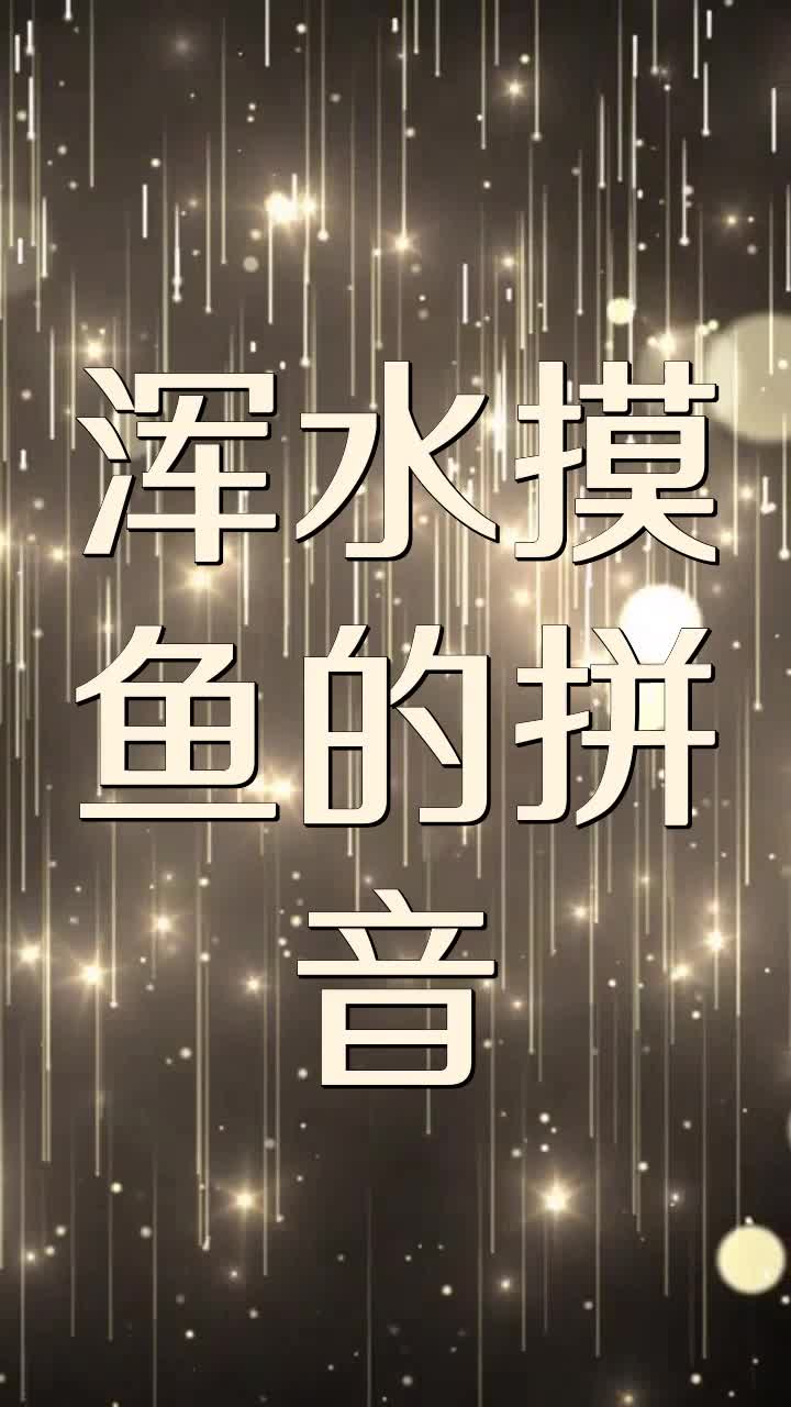 浑水摸鱼的拼音