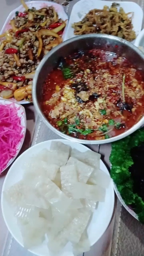 丰盛的晚餐