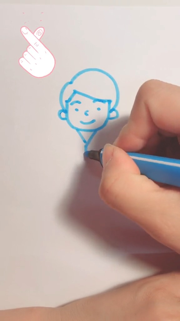 #简笔画 #儿童画 #爸爸 不同书画——儿童简笔画-人物篇01-爸爸