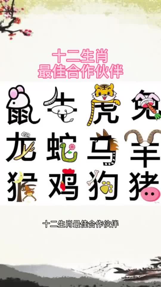 十二生肖最佳合作伙伴智慧侃生肖