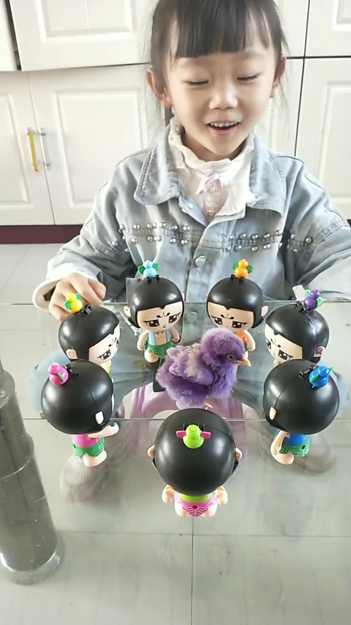 葫芦娃抓了小鸡崽