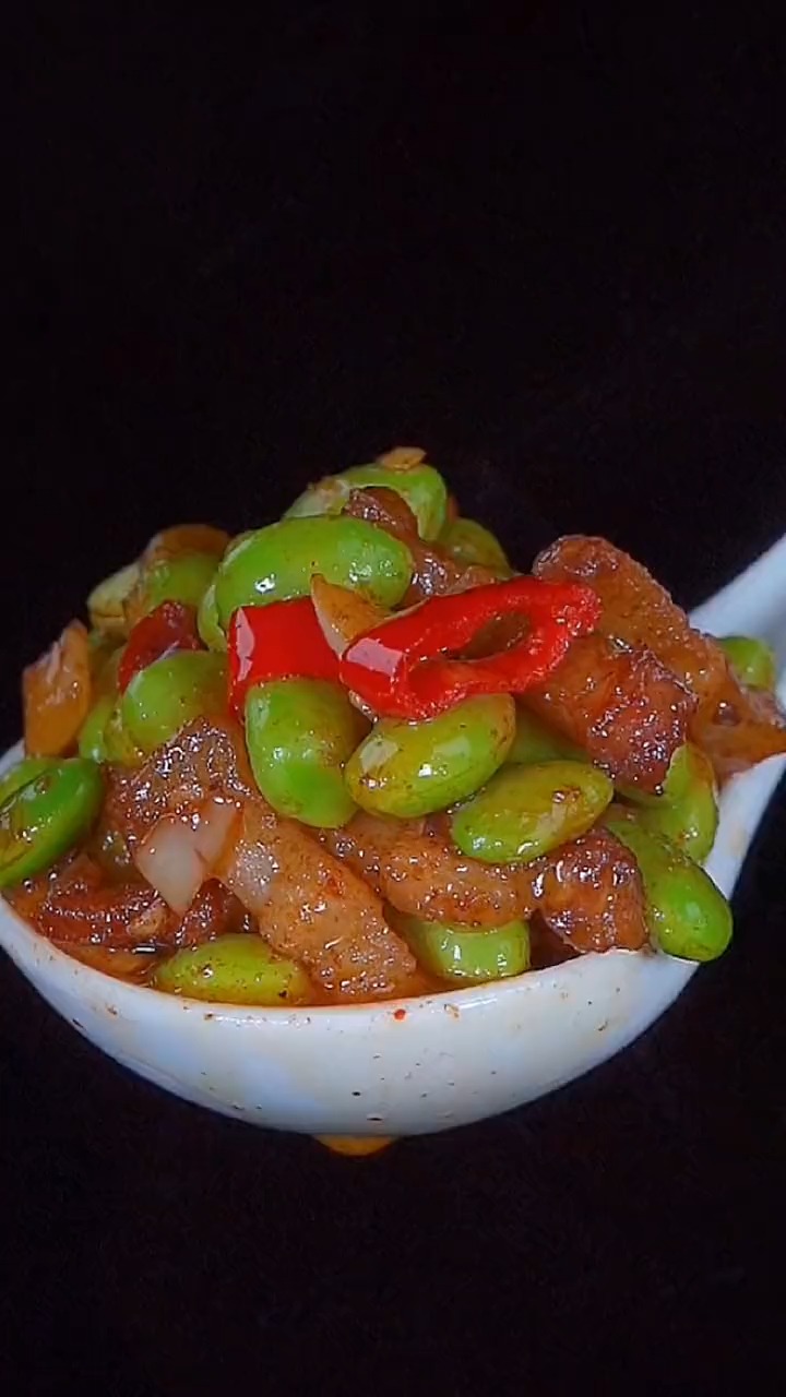 #美食#毛豆粒的家常做法,这样做的毛豆粒好吃又下饭。