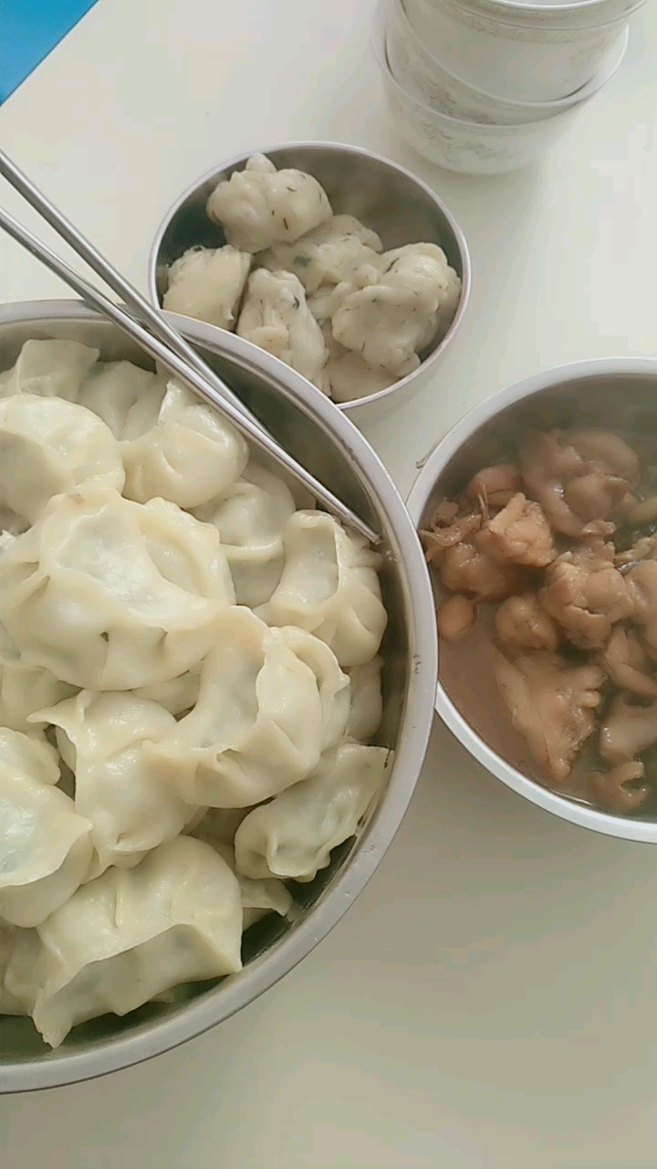 鳕鱼馅的饺子在配上腊八醋 真好