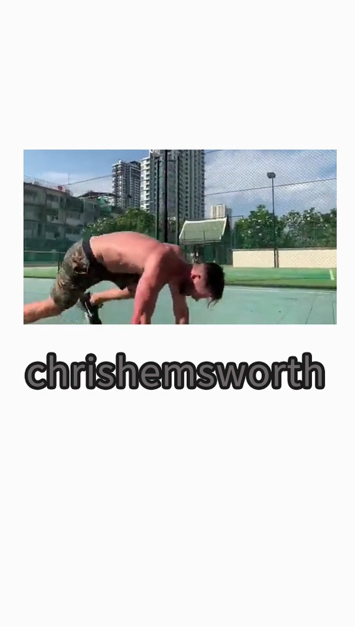 #娱乐#复仇者联盟4主演chrishemsworth,大肌霸名不虚传