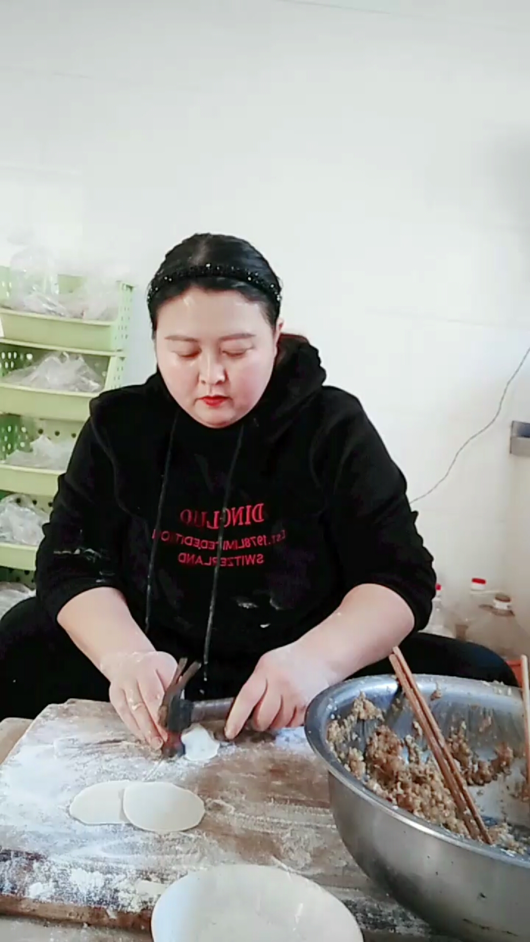 #赵孟楷书#上次饺子没有包好,这次应该不会煮烂了吧……