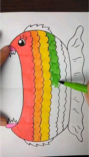 #简笔画大全#大鱼小鱼