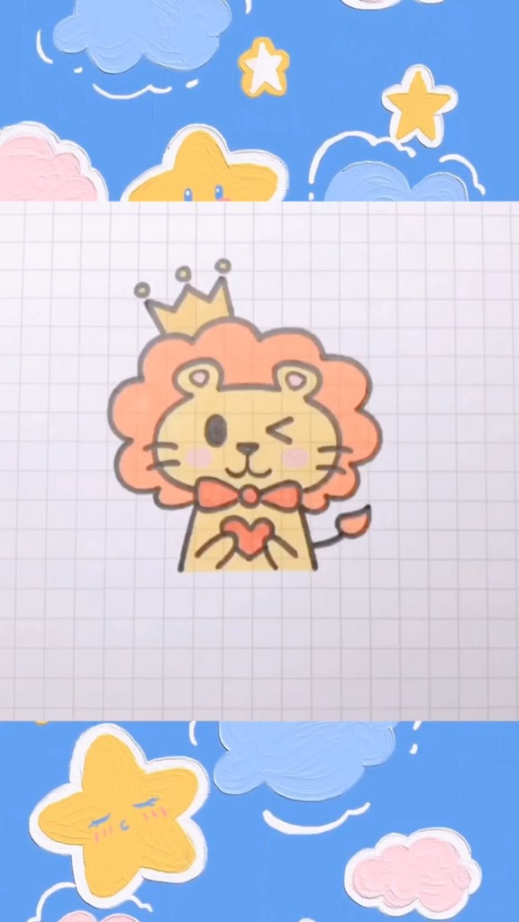 #简笔画#一看就会的狮子座简笔画#星座#