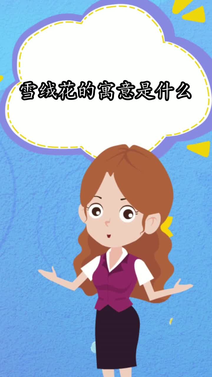 雪绒花的寓意是什么,你明白了吗