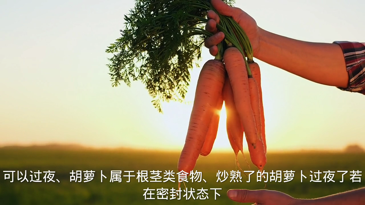 炒熟的胡萝卜能过夜吗?