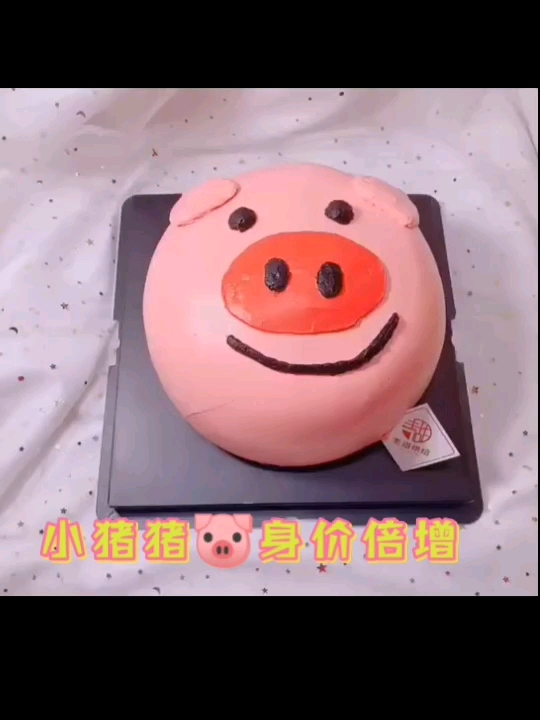 #猪蛋糕#蛋糕来了