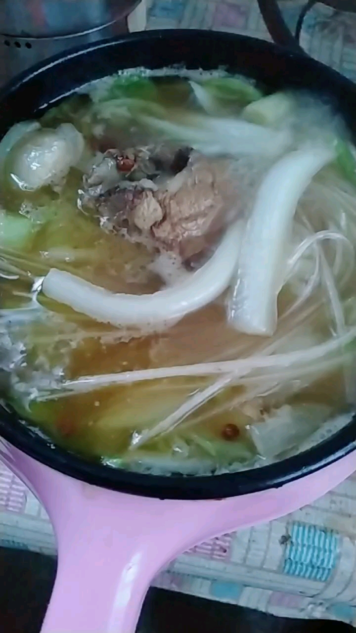 脊骨白菜炖粉条