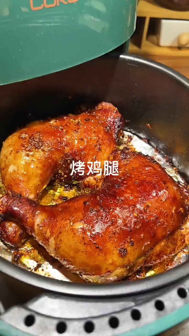 在家也可以做出烧烤店一样好吃的烤鸡腿不