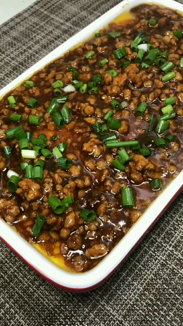 肉末蒸蛋做法真简单