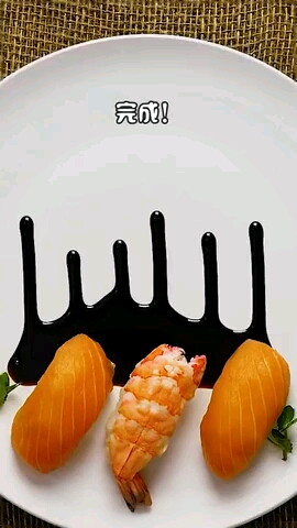 寿司这样摆盘,简单又高级!