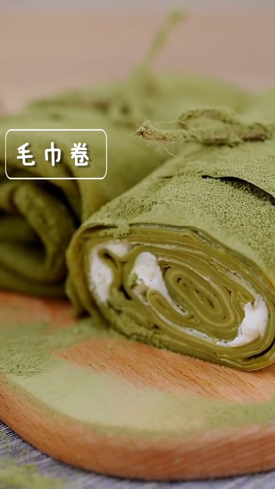 一口平底锅,轻松做出网红毛巾卷蛋糕!美食我要上热门甜品