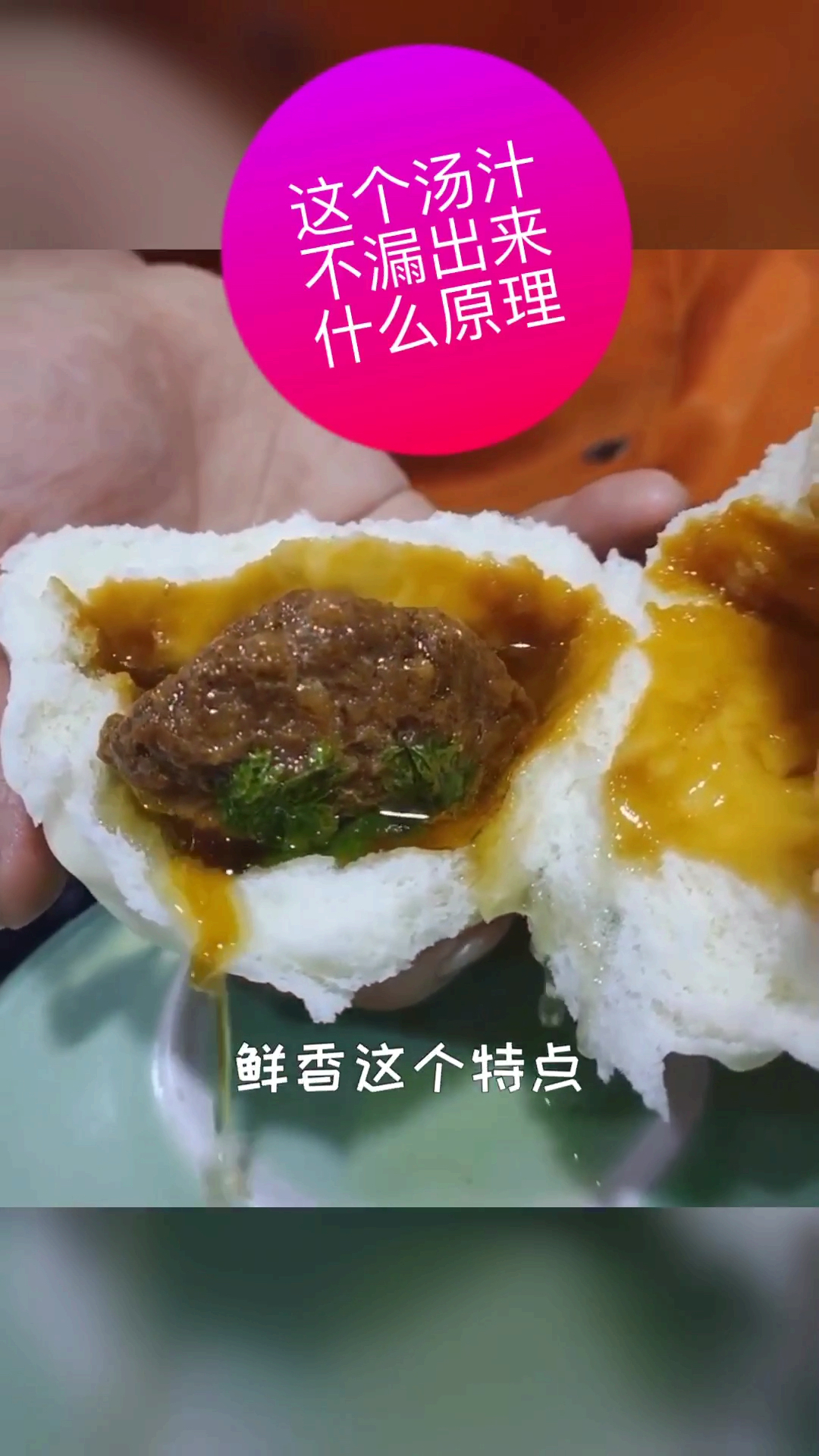 鲜汁肉包,发面汤包