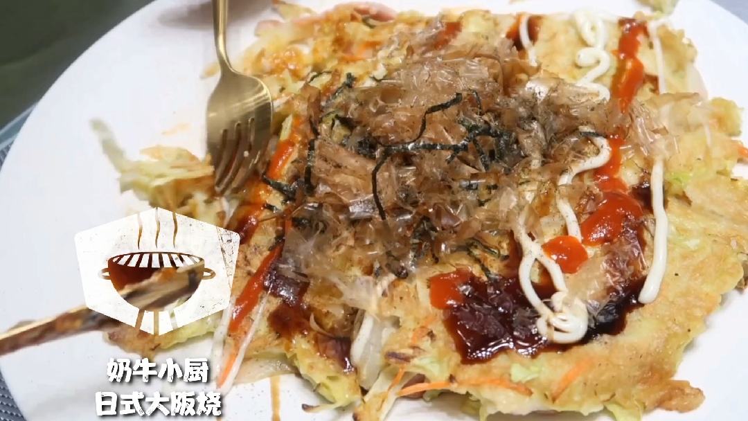 #自制美食#在家就能轻松享受的的日料:美味大阪烧 