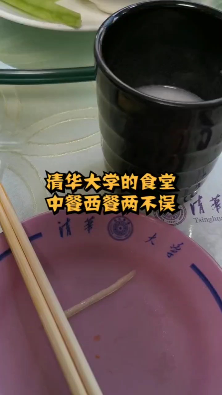 清华大学的食堂,中餐西餐两不误,味道好价格还便宜!