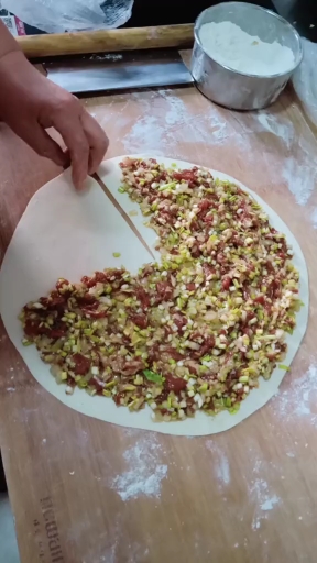 多层馅儿饼的制作新方法,好吃