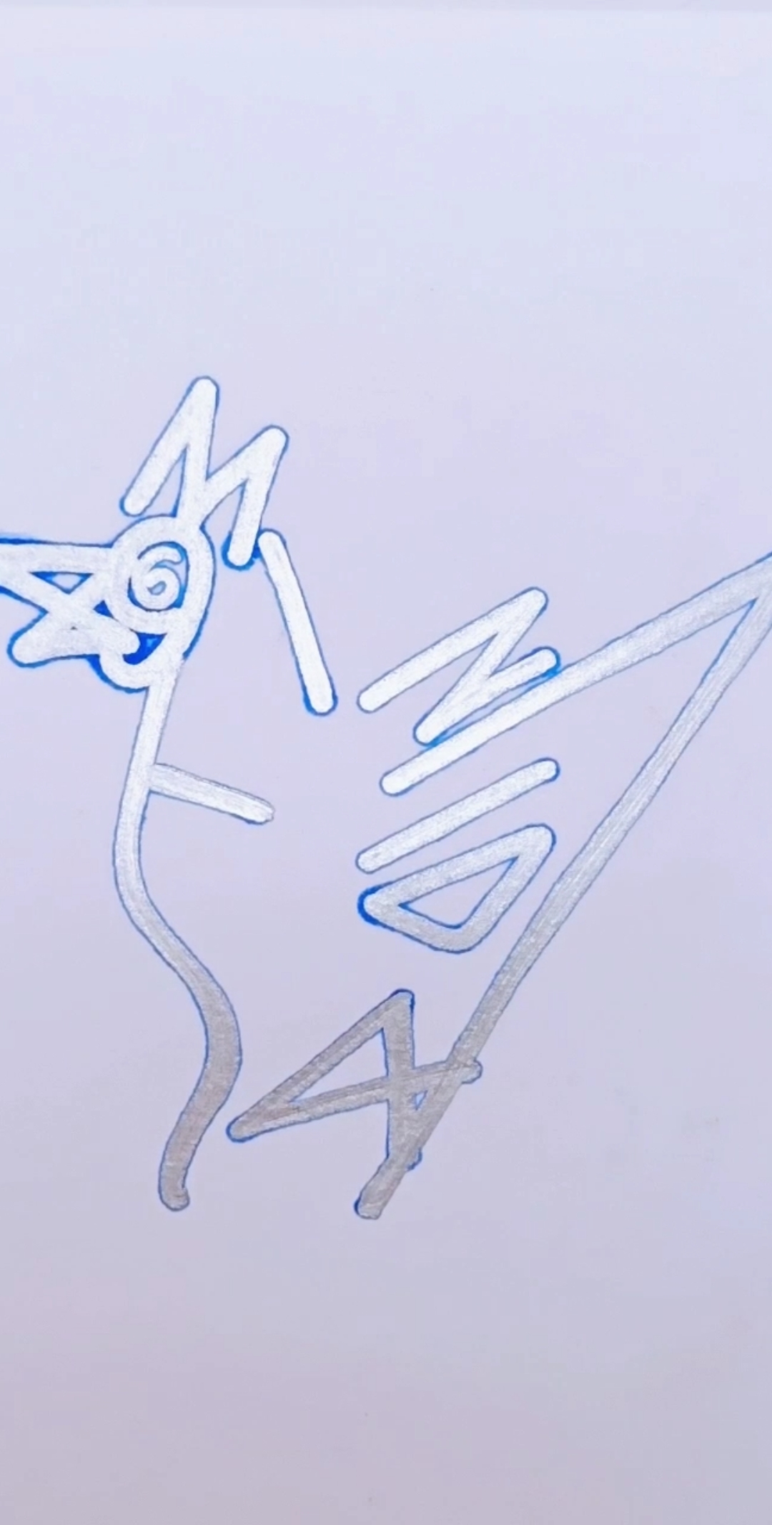 #创意数字画#用数字画公鸡