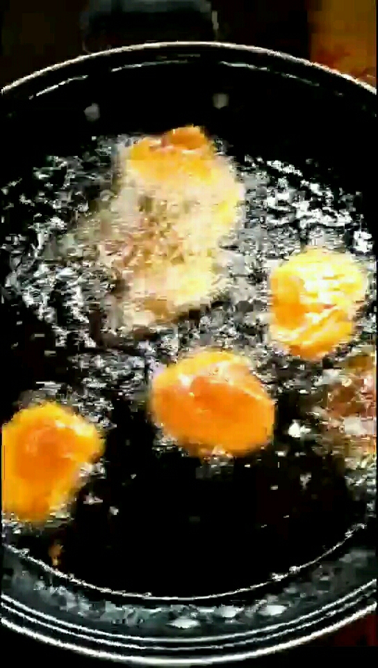 自己做的南瓜饼